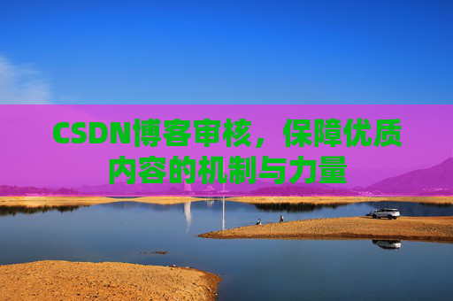 CSDN博客审核,保障优质内容的机制与力量